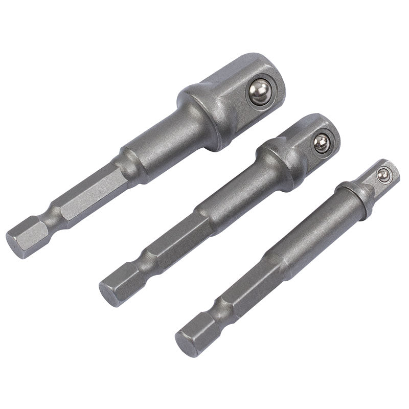 Draper Tools 1/4 Hex. x 1/4 and 3/8 Square Drive Adaptors DRA00005