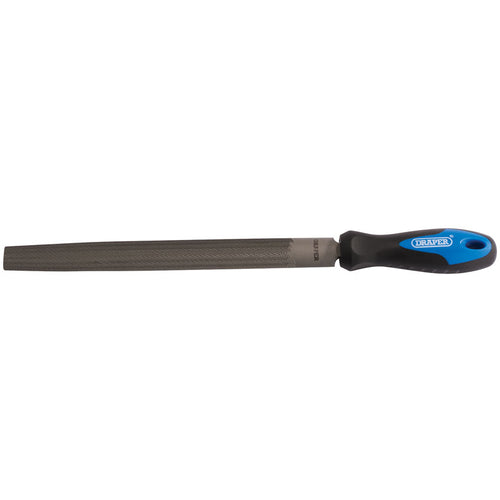 Draper Tools 250mm Half Round File and Handle DRA00010