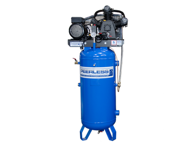 PEERLESS PHP15 Single Phase Air Compressor Vertical: Belt Drive, 15Amp, 3.5HP, 300LPM - for High Pressure
