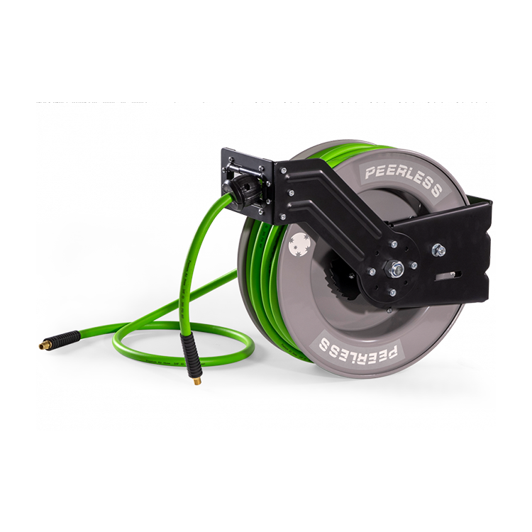 PEERLESS 25 Metre Retractable Metal Hose Reel