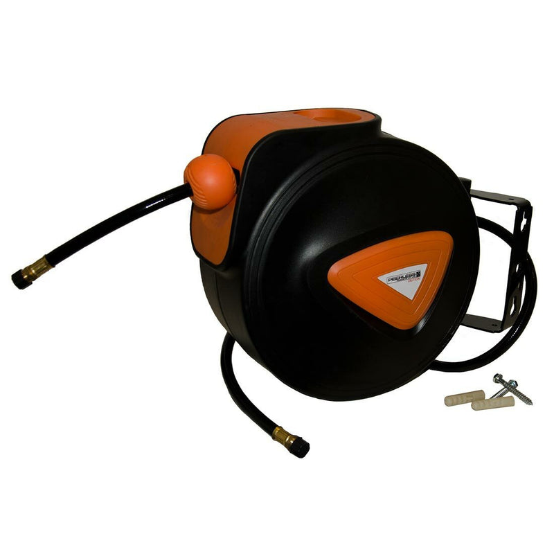 PEERLESS 10M Retractable Air Hose Reel with Air Hose: PP Case
