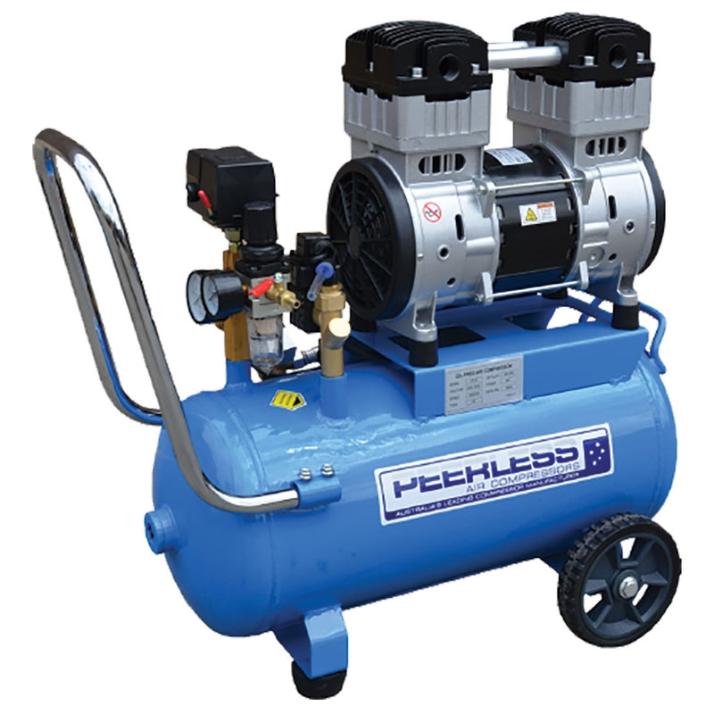 PEERLESS PO13 Single Phase Air Compressor: Oilless, Direct Drive, 10Amp, 175LPM