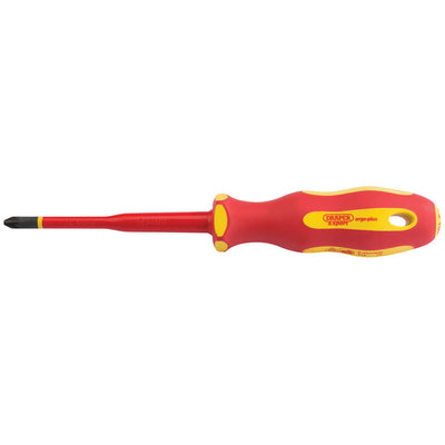Draper Tools Ergo Plus® Slimline PZ Type VDE Screwdriver (No:1 x 80mm) DRA02166