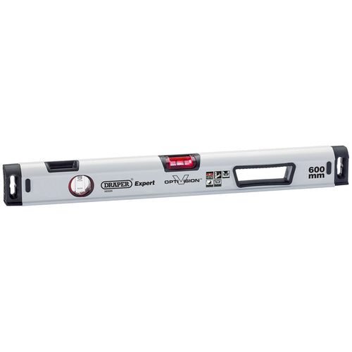 Draper Tools 600mm Opti-Vision™ Box Section Ergo-Grip™ Levels with Dual Vials DRA02320