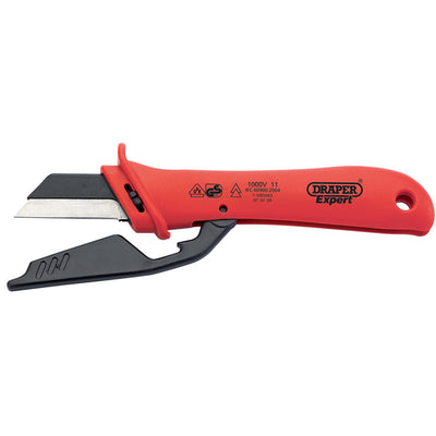 Draper Tools Expert 180mm VDE Approved Fully Insulated Cable Knife DRA04616