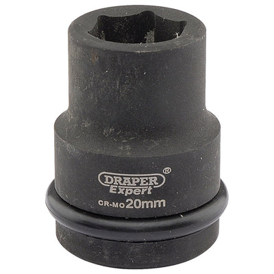 Draper Tools Expert 20mm 3/4 Square Drive Hi-Torq® 6 Point Impact Socket DRA05001
