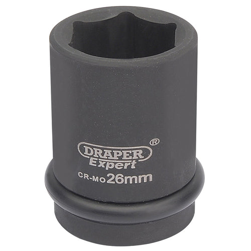 Draper Tools Expert 26mm 3/4 Square Drive Hi-Torq® 6 Point Impact Socket DRA05007