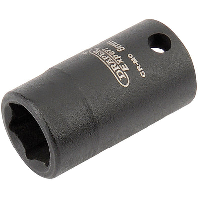 Draper Tools Expert 8mm 1/4 Square Drive Hi-Torq® 6 Point Impact Socket DRA05012