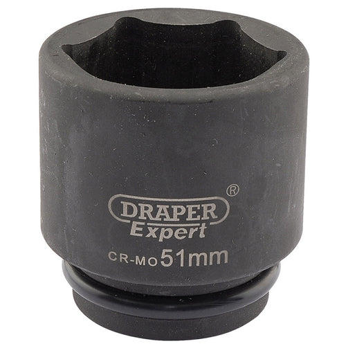 Draper Tools Expert 51mm 3/4 Square Drive Hi-Torq® 6 Point Impact Socket DRA05033