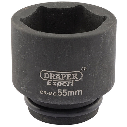 Draper Tools Expert 55mm 3/4 Square Drive Hi-Torq® 6 Point Impact Socket DRA05036