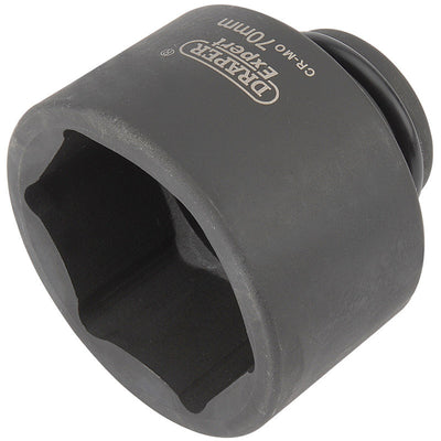 Draper Tools Expert 70mm 3/4 Square Drive Hi-Torq® 6 Point Impact Socket DRA05045