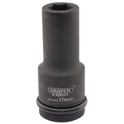 Draper Tools Expert 17mm 3/4 Square Drive Hi-Torq® 6 Point Deep Impact Socket DRA05049