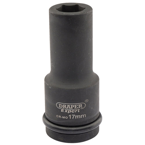Draper Tools Expert 17mm 3/4 Square Drive Hi-Torq® 6 Point Deep Impact Socket DRA05049