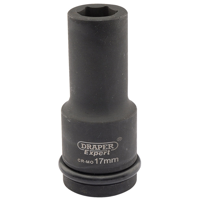 Draper Tools Expert 17mm 3/4 Square Drive Hi-Torq® 6 Point Deep Impact Socket DRA05049