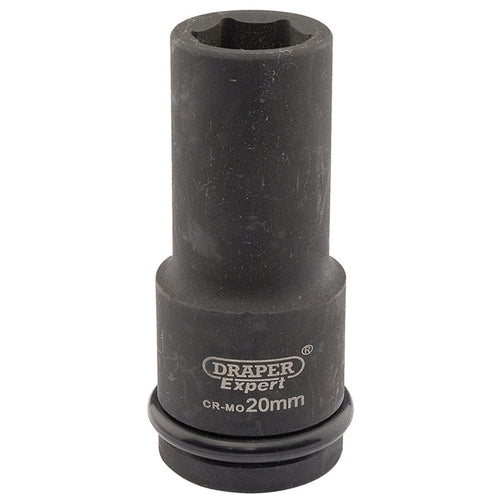 Draper Tools Expert 20mm 3/4 Square Drive Hi-Torq® 6 Point Deep Impact Socket DRA05052