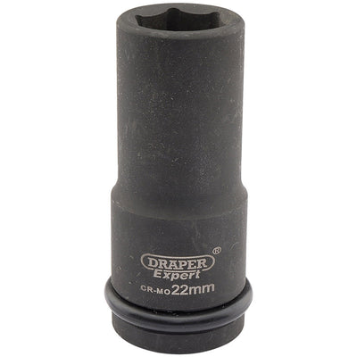 Draper Tools Expert 22mm 3/4 Square Drive Hi-Torq® 6 Point Deep Impact Socket DRA05054