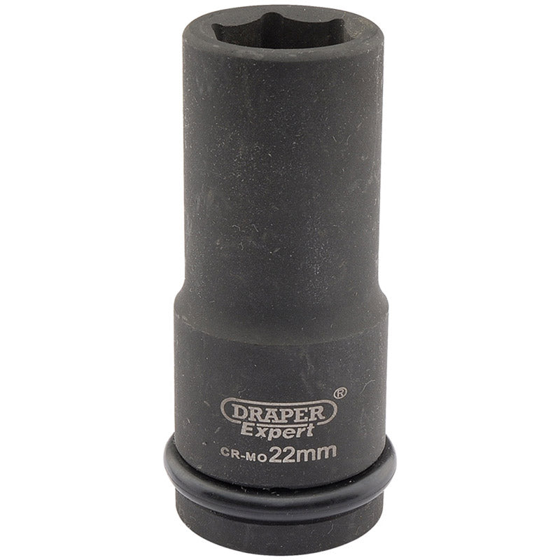 Draper Tools Expert 22mm 3/4 Square Drive Hi-Torq® 6 Point Deep Impact Socket DRA05054
