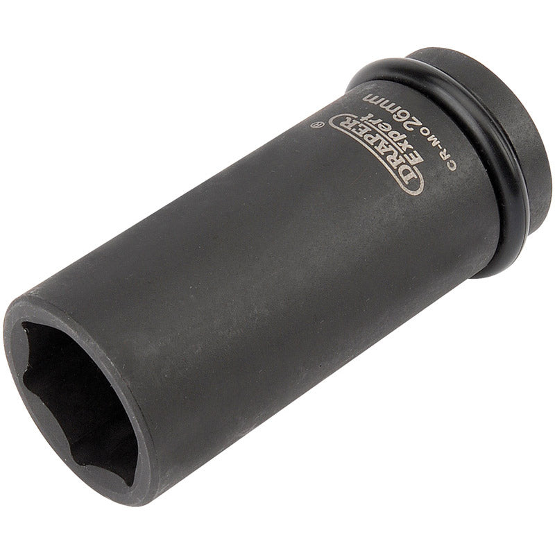Draper Tools Expert 26mm 3/4 Square Drive Hi-Torq® 6 Point Deep Impact Socket DRA05058