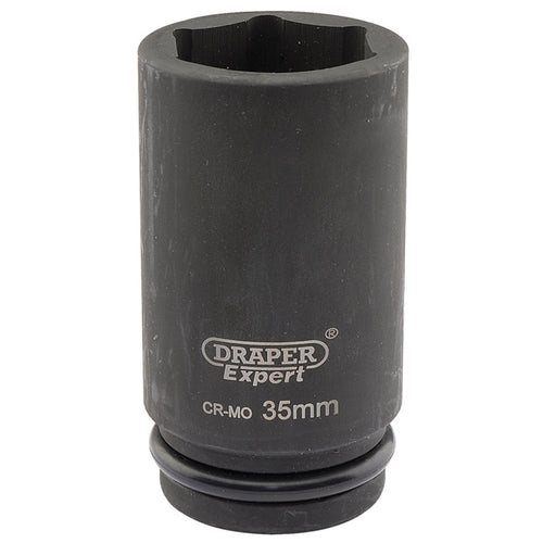 Draper Tools Expert 35mm 3/4 Square Drive Hi-Torq® 6 Point Deep Impact Socket DRA05066