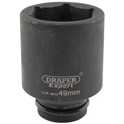 Draper Tools Expert 49mm 3/4 Square Drive Hi-Torq® 6 Point Deep Impact Socket DRA05080