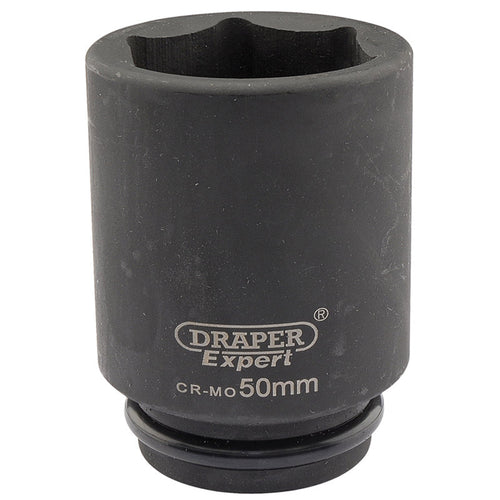 Draper Tools Expert 50mm 3/4 Square Drive Hi-Torq® 6 Point Deep Impact Socket DRA05081