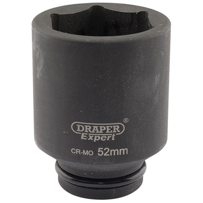 Draper Tools Expert 52mm 3/4 Square Drive Hi-Torq® 6 Point Deep Impact Socket DRA05083