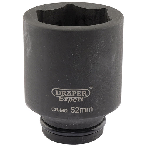 Draper Tools Expert 52mm 3/4 Square Drive Hi-Torq® 6 Point Deep Impact Socket DRA05083