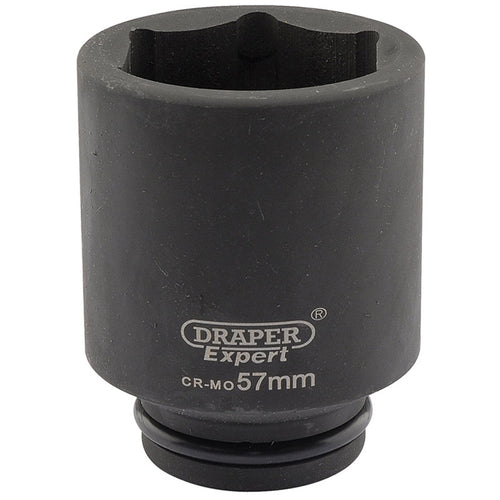 Draper Tools Expert 57mm 3/4 Square Drive Hi-Torq® 6 Point Deep Impact Socket DRA05086