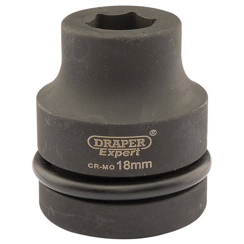Draper Tools Expert 18mm 1 Square Drive Hi-Torq® 6 Point Impact Socket DRA05099
