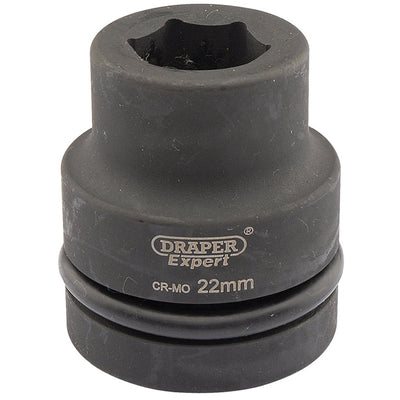 Draper Tools Expert 22mm 1 Square Drive Hi-Torq® 6 Point Impact Socket DRA05103