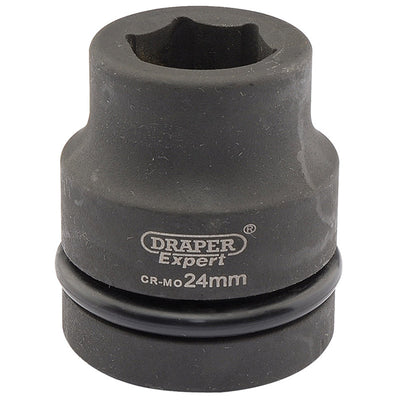 Draper Tools Expert 24mm 1 Square Drive Hi-Torq® 6 Point Impact Socket DRA05105