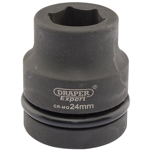 Draper Tools Expert 24mm 1 Square Drive Hi-Torq® 6 Point Impact Socket DRA05105