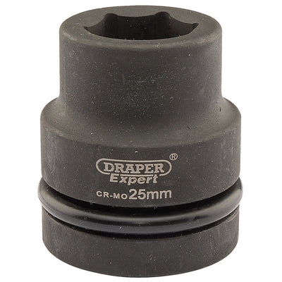 Draper Tools Expert 25mm 1 Square Drive Hi-Torq® 6 Point Impact Socket DRA05106