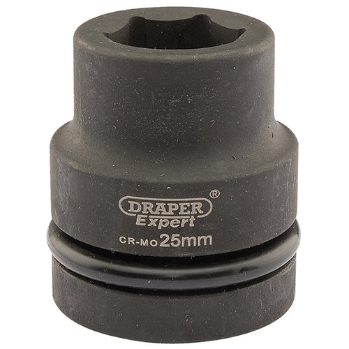 Draper Tools Expert 25mm 1 Square Drive Hi-Torq® 6 Point Impact Socket DRA05106