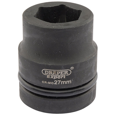 Draper Tools Expert 27mm 1 Square Drive Hi-Torq® 6 Point Impact Socket DRA05108