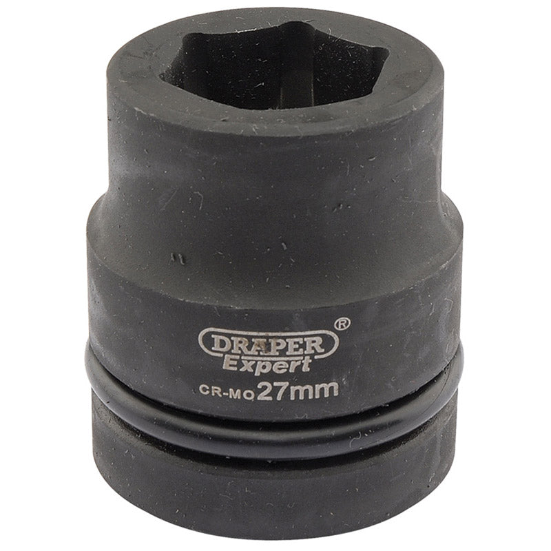 Draper Tools Expert 27mm 1 Square Drive Hi-Torq® 6 Point Impact Socket DRA05108