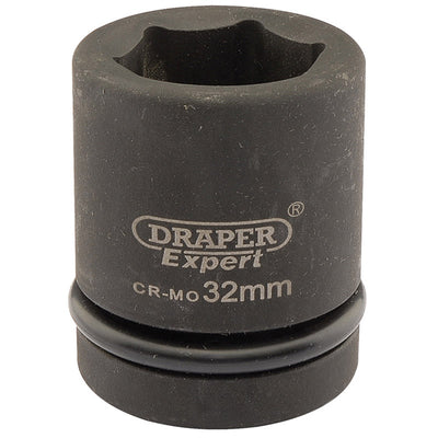 Draper Tools Expert 32mm 1 Square Drive Hi-Torq® 6 Point Impact Socket DRA05112