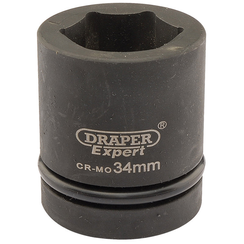 Draper Tools Expert 34mm 1 Square Drive Hi-Torq® 6 Point Impact Socket DRA05114