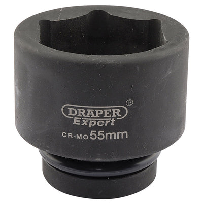 Draper Tools Expert 55mm 1 Square Drive Hi-Torq® 6 Point Impact Socket DRA05126