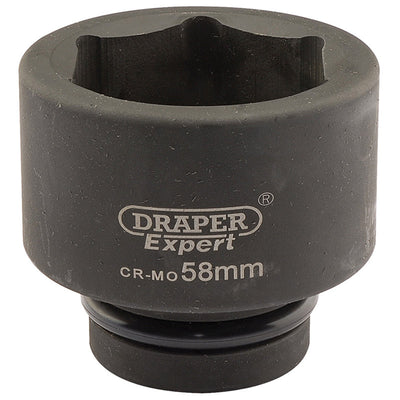 Draper Tools Expert 58mm 1 Square Drive Hi-Torq® 6 Point Impact Socket DRA05128