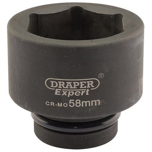 Draper Tools Expert 58mm 1 Square Drive Hi-Torq® 6 Point Impact Socket DRA05128
