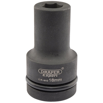 Draper Tools Expert 18mm 1 Square Drive Hi-Torq® 6 Point Deep Impact Socket DRA05133
