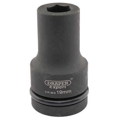 Draper Tools Expert 19mm 1 Square Drive Hi-Torq® 6 Point Deep Impact Socket DRA05134