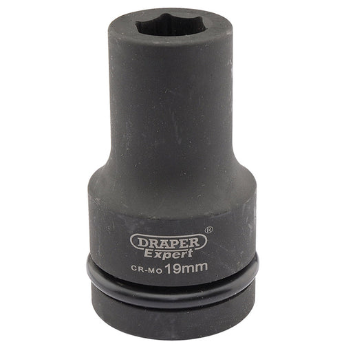 Draper Tools Expert 19mm 1 Square Drive Hi-Torq® 6 Point Deep Impact Socket DRA05134