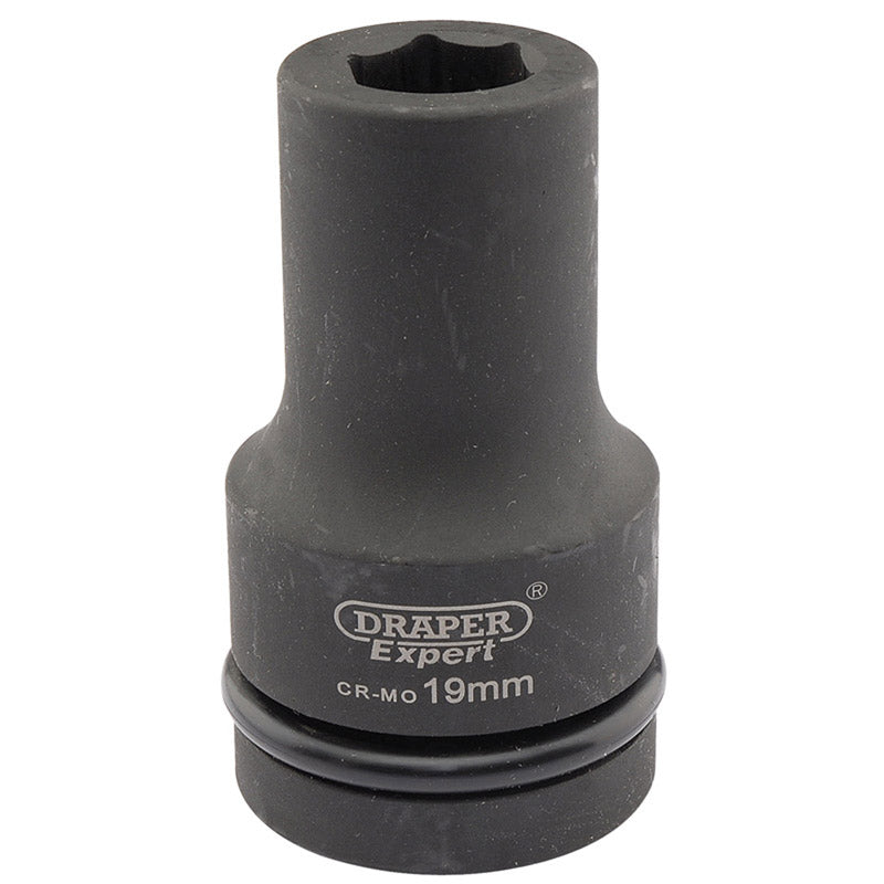 Draper Tools Expert 19mm 1 Square Drive Hi-Torq® 6 Point Deep Impact Socket DRA05134