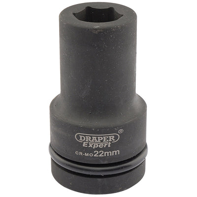 Draper Tools Expert 22mm 1 Square Drive Hi-Torq® 6 Point Deep Impact Socket DRA05137