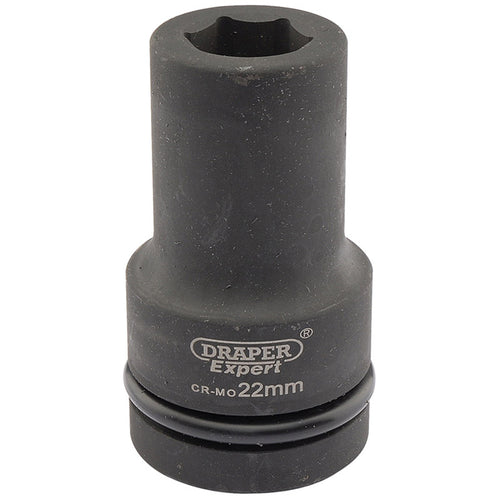 Draper Tools Expert 22mm 1 Square Drive Hi-Torq® 6 Point Deep Impact Socket DRA05137
