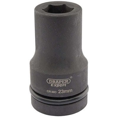 Draper Tools Expert 23mm 1 Square Drive Hi-Torq® 6 Point Deep Impact Socket DRA05138