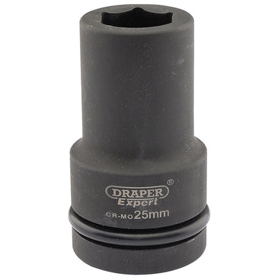 Draper Tools Expert 25mm 1 Square Drive Hi-Torq® 6 Point Deep Impact Socket DRA05140