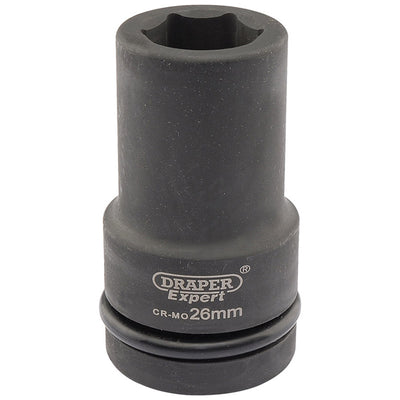 Draper Tools Expert 26mm 1 Square Drive Hi-Torq® 6 Point Deep Impact Socket DRA05141